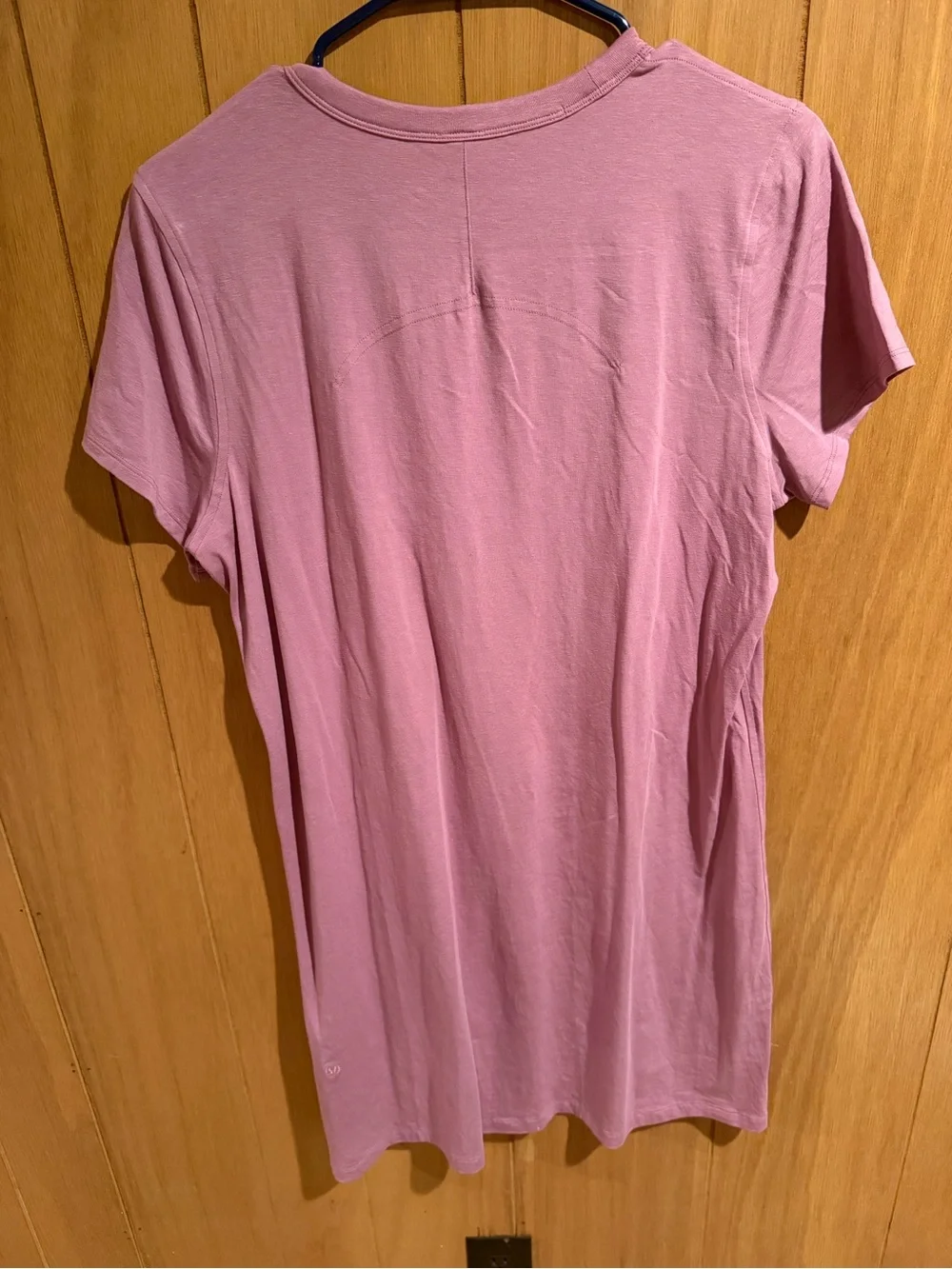 lululemon athletica Short Sleeve Tee Dress in Mauve